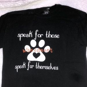Dog abuse awareness shirt